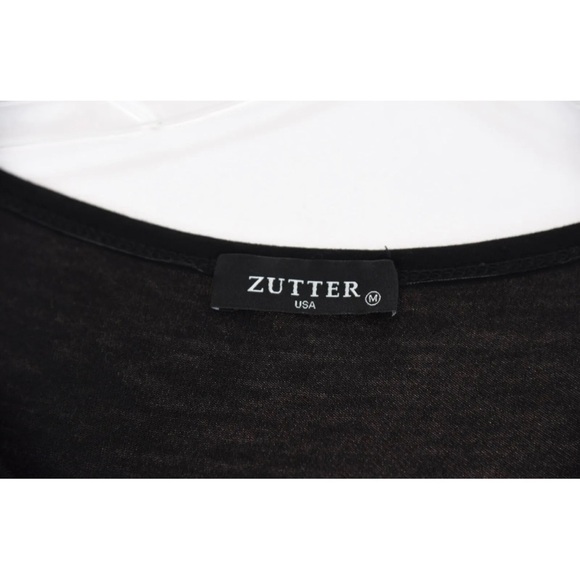 Zutter USA "It's Baseball Ya'll" Black White Graphic T-Shirt Tee Womens Sz M - Picture 7 of 8